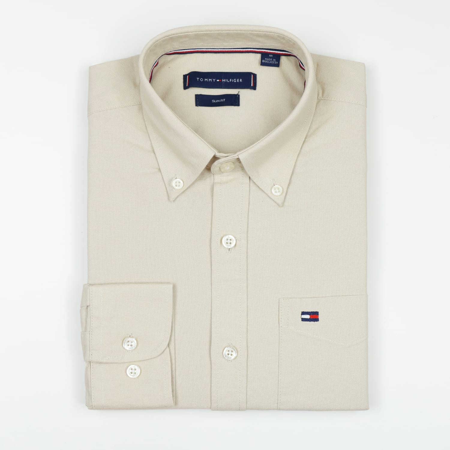Premium Oxford Cotton Slim Fit Shirt | Biscuit